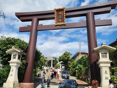 波上宮へ参拝
ちょっと引くくらい大陸の方々がいた