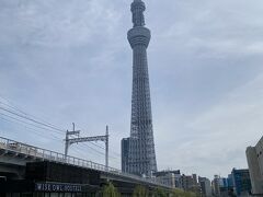 東武橋からの景色。
線路の下にあるのは東京ミズマチ。