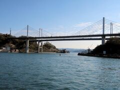 新尾道大橋と尾道大橋をくぐり抜けます。