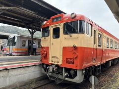 津山駅です。
大正解。ここでほぼ全員下車。改札もちょうど岡山方面から就いた列車の客もなだれ込み、すごい列。改札出るのに5分以上かかっていた感じです。