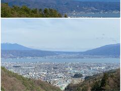 塩嶺御野立公園からの諏訪湖(肉眼では諏訪湖の右上に富士山が見えました)
八ヶ岳連峰はバッチリ見えましたよ。