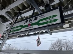 14時4分頃に秋田新幹線で1駅隣りの田沢湖駅に到着し、ここで下車しました。