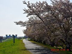 向こうに見えるのは『旧岩淵水門』