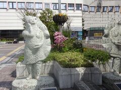 JR宇都宮駅西口にある餃子像（餃子の皮に包まれたビーナス）にご挨拶。
いっぱい美味しい餃子と出会えますように(^_-)-☆