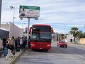 ホテルを8:30に出発して8:37にスポーツ複合施設（Unidad Deportiva de Torreón）入口付近に到着。
スポーツ複合施設はホテルの直ぐ隣りですが自動車道を横断しなければならないのでバスで移動しました。