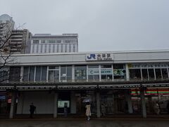 京阪びわ湖浜大津駅から、JR大津駅まで歩いて移動。大津駅から、京都に戻ります。