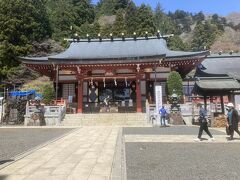 こちらも三年半ぶりの阿夫利神社下社
