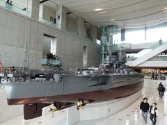 そして、かなり大きな戦艦大和の模型もありました。