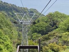 自動販売機で東照宮込のチケットを購入してロープウェイへ。前の回が満席だったので次になりましたが、すぐに出発してくれるのであまり並ばず済みました。