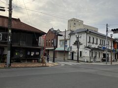 中城商店街入口。
土浦宿の大半は現在中城商店街となっています。