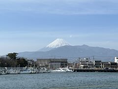 そして最後にやって来たのは大好きな沼津港。
よく見ると先ほどの風景と似てますね。近いからですかね。。。
ここからの富士山も綺麗です。