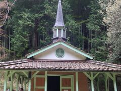 昭和21年に津和野カトリック教会に赴任したネーベル神父が建てたマリア聖堂。