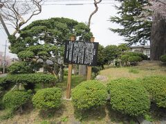 ４８石巻城跡、日和山公園への手前にありました。