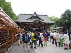 秩父神社　混雑していたため、お賽銭は省略しちゃいました。