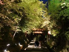 のんびり歩いて、「高台寺」へ。

ライトアップされて幻想的です。