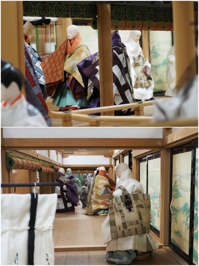 僧侶も艶やかな衣装に身を包んでいます。