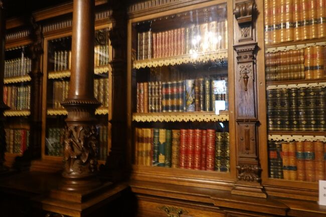 蔵書室<br /><br />執務室に続く王の図書室です。<br />5つ並んでいる書庫の右から二番目の本棚はダミーで、これは秘密の扉になっており、向こう側の廊下に繋がっています。<br />