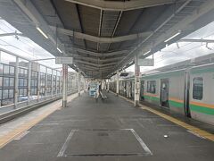 13:12  古河駅に移動。

ここは宇都宮線で栃木と埼玉に囲まれた一瞬の茨城県。