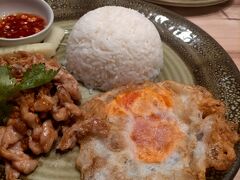 今日は14時半にお昼に行けて、
たしかThai Peppery' Siam Paragonで食べました。
224バーツでした。