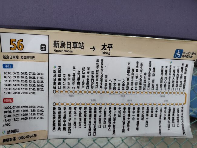 2024年4月 iPass消費目的で台湾縦断の旅 ③台中、台北編』台中(台湾)の