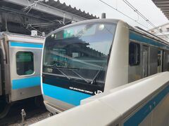 　浜松町駅で京浜東北線に乗り換えます。

　浜松町駅8:49  →  品川駅8:55（727B）