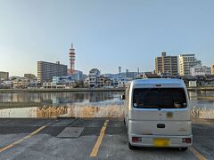 宿：天神橋パーキング