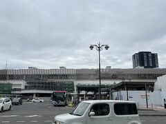 新潟駅前は、綺麗に整備された広大な広場ができるようで、現在工事中です。新潟駅はCOCOLO新潟も完成し、とても綺麗になっていました。
