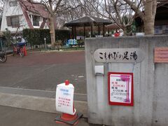 やっとこさ足湯到着。
近所のゴミの焼却施設の排熱利用。
コロナで営業日や時間がかなり制限。開いててよかった。
けっこうな人出でした。
ゆったり休憩。
