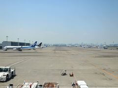 首都圏在住ということもあり、旅の最初は大体羽田空港。
ANAのマイレージに加入していることもあり99%で第2ターミナルから始まります。

搭乗ゲートが50番台中ほどだったのでターミナル西側へとやってきました。
頻繁に乗っているわけではありませんが、ちょっと前まではここに大量の大型機が駐機されていたのに・・・と思うとこみあげてくるものがあります。。。
本館にある駐機場だけではさばききれない分は写っているサテライトやバスラウンジからの出発になるようで、物好きな私としては一度くらい体験してみたいものです(笑)