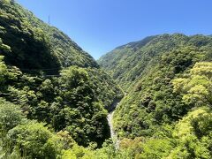 途中、祖谷渓の展望台見つけた。

なんて雄大な景色！