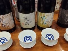 夜は「奈良の酒蔵全部呑み うまっしゅ」へ。風の森の飲み比べ。