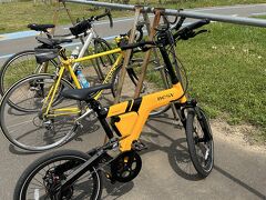 スタート地点のりんりんポート土浦に戻り駐輪。
