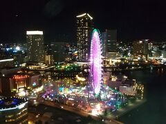 部屋からの観覧車も綺麗に見えました。