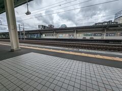 本日の移動は曇り空の掛川駅から