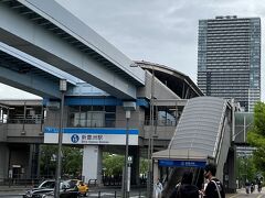 都05-2バスで東京駅から30分弱で、新豊洲駅前に到着。