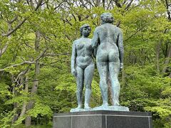 十和田湖　乙女の像