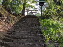 若宮八幡社の裏から城ケ山公園へ登ってみます