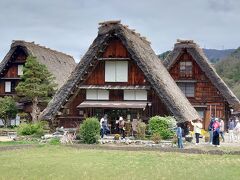 私たちは最初、民家の外観、お土産屋、道端の花や川の魚を見ていましたが、