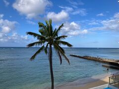 2日目です。朝ごはんもVoyager47ラウンジにて。気持ちの良い天気、景色です。