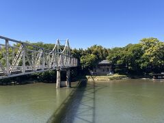岡山後楽園と岡山城を結ぶ月見橋