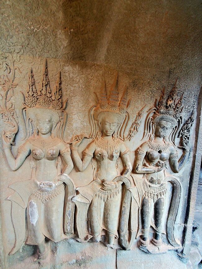 クメールの微笑み。天女の舞。遺跡を呑み込む大自然。ビジネスクラスで