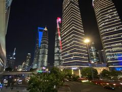 嫁さんは、はじめての上海。
陸家嘴駅から見る夜景にびっくりしていた。
中国のエネルギーを感じるよね。