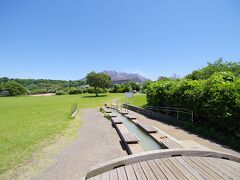 「桜島」溶岩なぎさ公園足湯