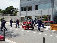 新宿方面に用事があったんで、神宮経由で行ってみる
防災訓練中