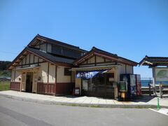 　江差に戻りました。道の駅「江差」です。キオスクみたいな感じの売店で、日本一小さな道の駅だとか。