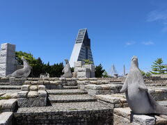 善知鳥神社から青い海公園へ移動