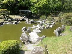 旧徳島城表庭御殿庭園の池