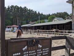 道の駅小淵沢に行った後、
すぐ近くの乗馬クラブ、八ヶ岳ロングライディングに少し立ち寄りました。