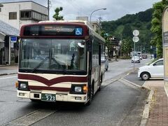京福バスで、越前大野にむかいます。