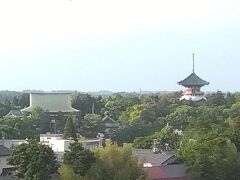 お部屋から成田山新勝寺が見えます